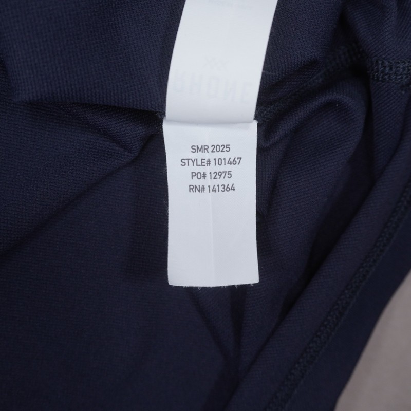 RHONE Session ¼ Zip Pullover Top Shirt Mock Neck Mens XL Navy Blue 101467 EUC gallery