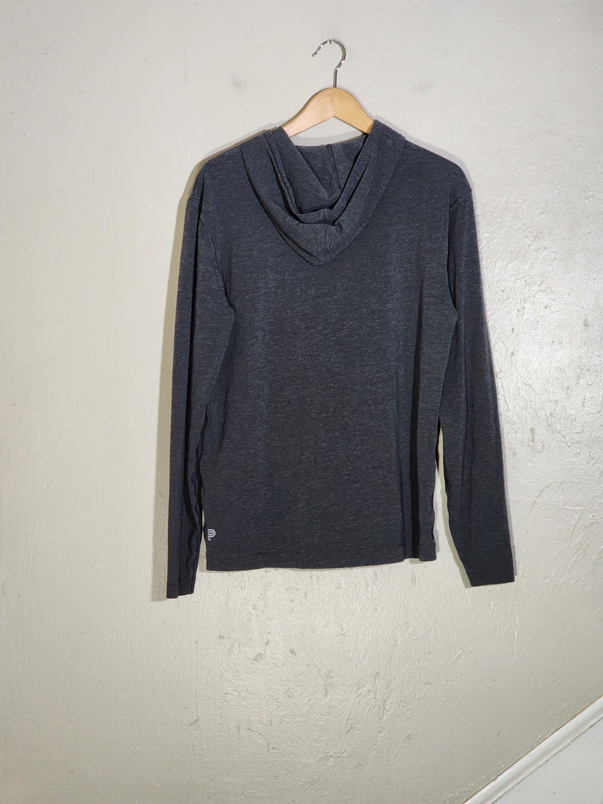 Public Rec Gray Pullover Hooded Shirt Men's Medium Pima Cotton Blend gallery
