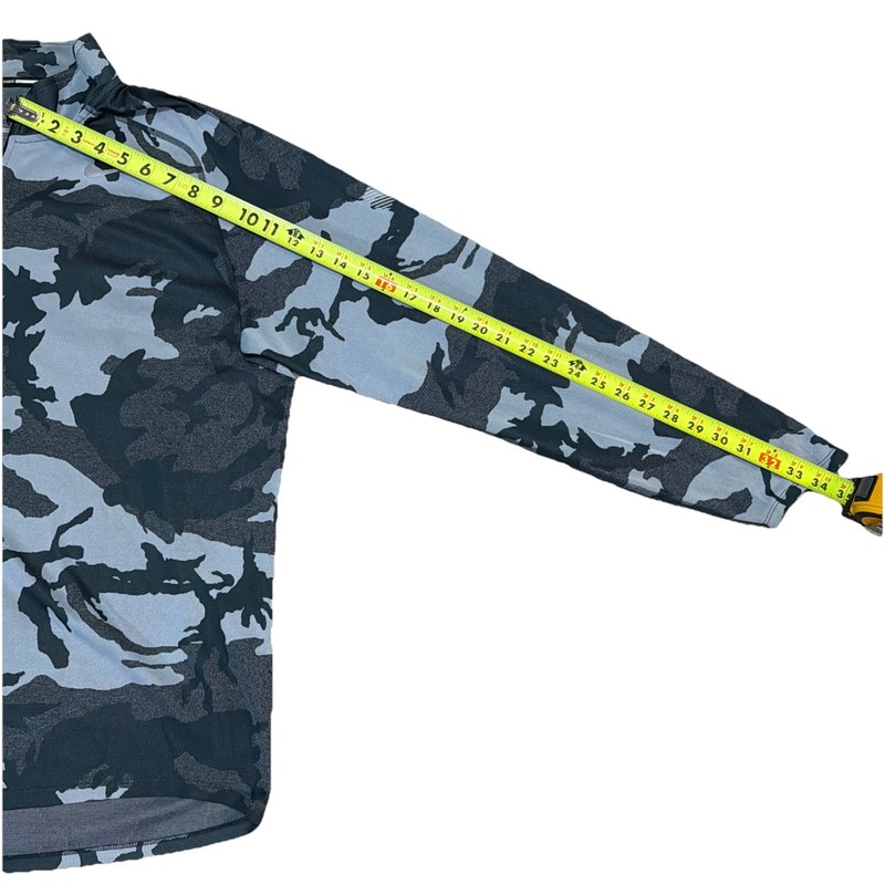 Nike Running Pullover Men's XL Camo Dri Fit 1/4 Zip Workout Reflective gallery