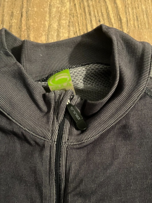 BULA MENS THERMAL BASE LAYER PULLOVER TOP PARTIAL ZIP XL GREY gallery