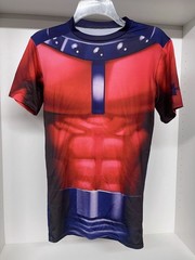 RARE Under Armour Magneto Compression Shirt, SMALL – Marvel X-Men Alter Ego!