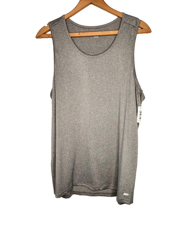 Amazon Essentials Tech Stretch Tank Top in Heather Gray Size M gallery