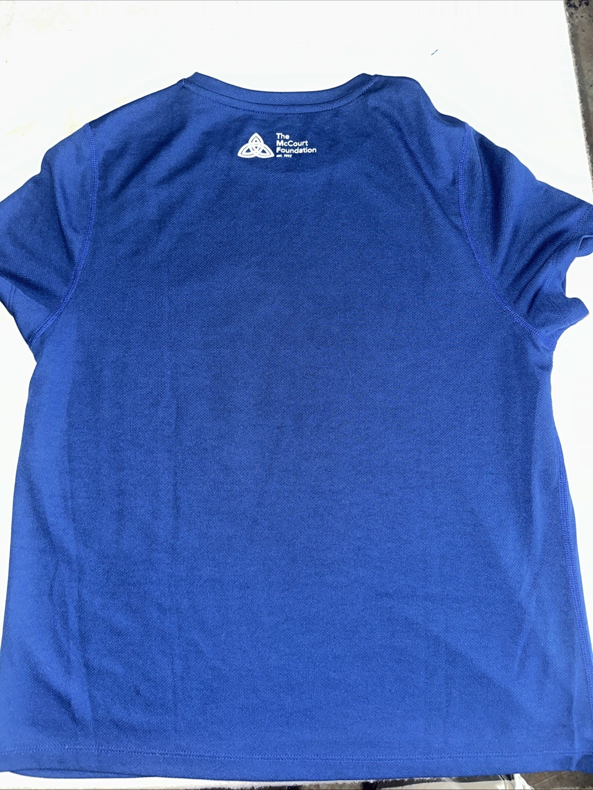 Asics Shirt Men's Medium Blue Activewear Rose Bowl Marathon Graphic Short Sleeve gallery