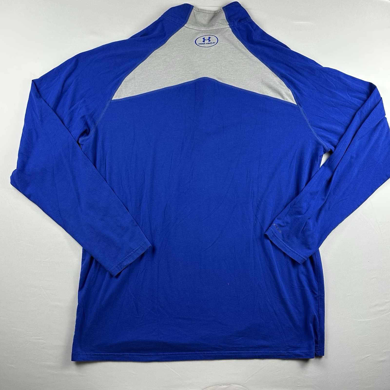 Under Armour Quarter Zip Cubs 2017 Pullpver Logo Men's XXL Royal Blue Stretch gallery
