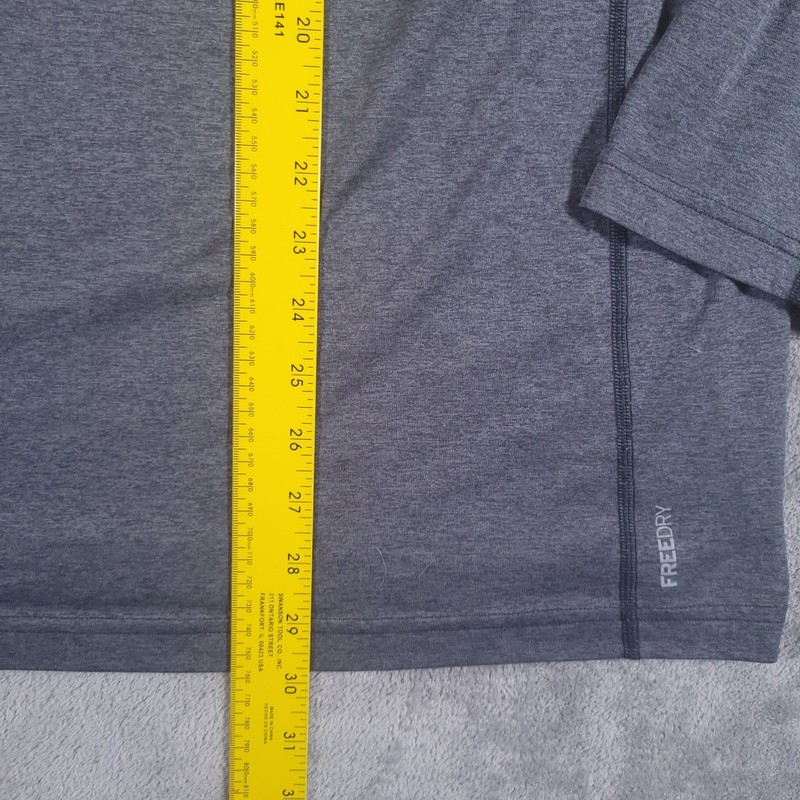 Eddie Bauer Shirt Men TXL Gray 1/4 Zip FreeDry Pullover Performance Activewear gallery
