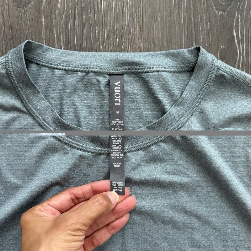 Vuori Men's Tradewind Performance Tee 2.0 Medium Green Athleisure Run Gym V1052 gallery