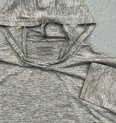 Patagonia Capilene Cool Daily Hoodie Mens Large Feather Gray Lightweight Wicking