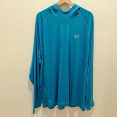 Under Armour Fishing Elite Hoodie Shirt UPF 40 Mens Size 3XL Aqua Blue New/Tags