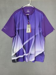 Savalino Mens Bowling Sublimation Printed Jersey Material Wicks Sweat 2XL