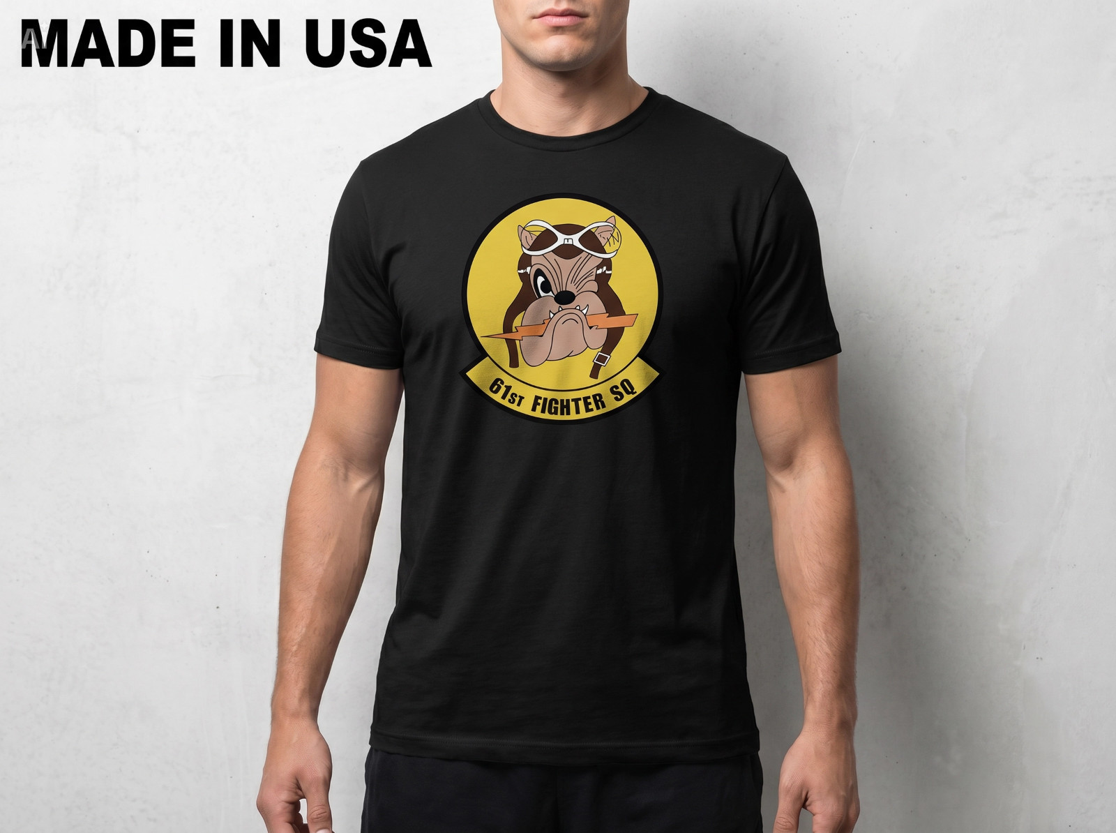 NEW 61st Fighter Squadron - Unisex TEE SHIRT SIZE S-2XL MADE IN USA gallery