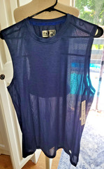 RBX Performance X-Train Sleeveless Active Blue Shirt Men’s Size Medium NWT