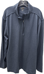 Greg Norman 1/4 Zip Pullover, L/S, 2XL, Bluish-Gray in Color
