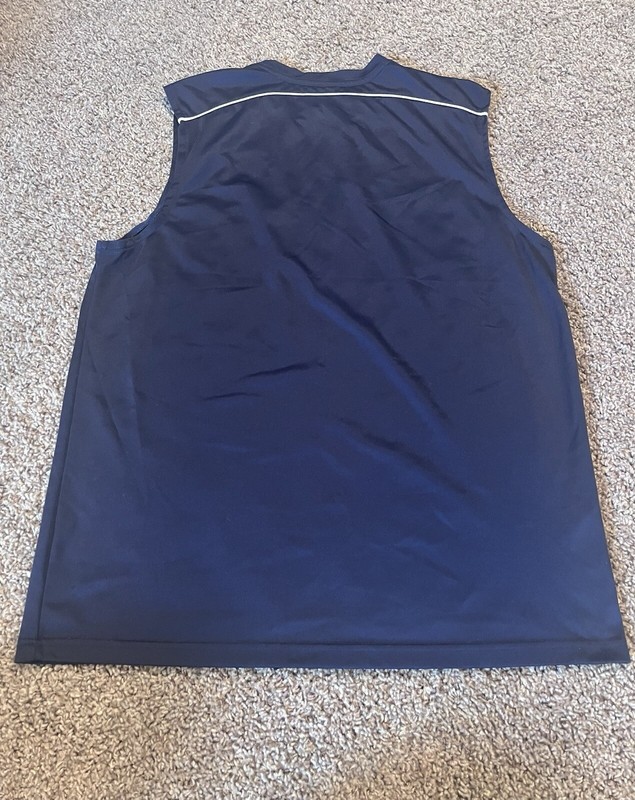 Mens Illinois Fighting Illini Tank Muscle Sleeveless Navy M/L See Measurements gallery