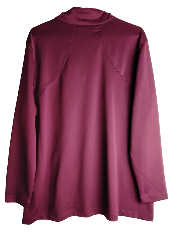 Tri-Mountain Performance Quarter Zip Maroon Burgundy 2XL Womans sweatshirt gallery