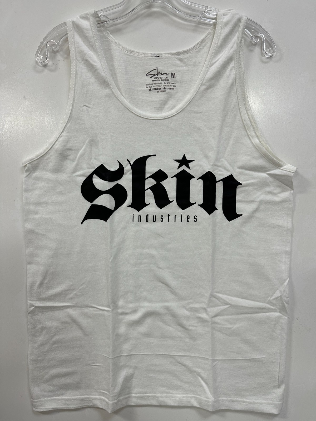 Skin Industries Men's Tank Top "Foundation" White gallery