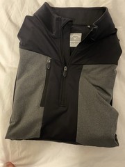 CALLAWAY Weather Series 1/4 ZIP GOLF PULLOVER Stretch MENS LARGE