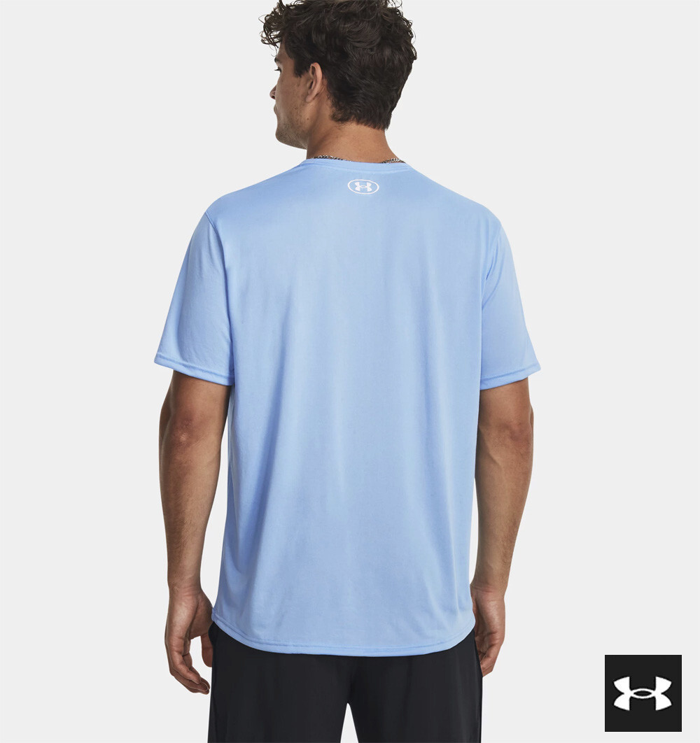 Under Armour Men's Team Tech XL Short Sleeve Athletic Tee Carolina Blue NWT gallery