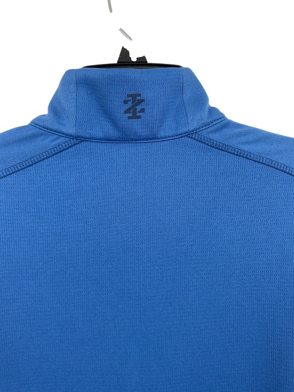 Izod Golf Swingflex Elite Quick-Dry Blue 1/4-Zip Pullover Mens Size M gallery