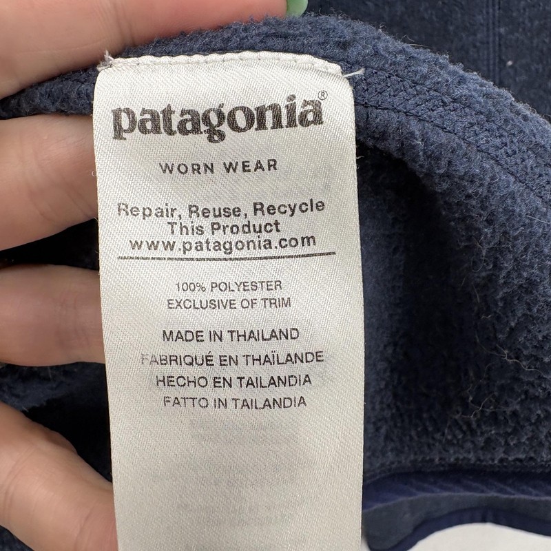 Patagonia Better Sweater 1/4 Zip Fleece Pullover Mens 2XL Blue Hiking Outdoor gallery