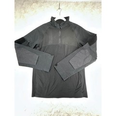 Condor Mens XL Tactical Combat Shirt Black Quarter Zip Ripstop Sleeve 144081