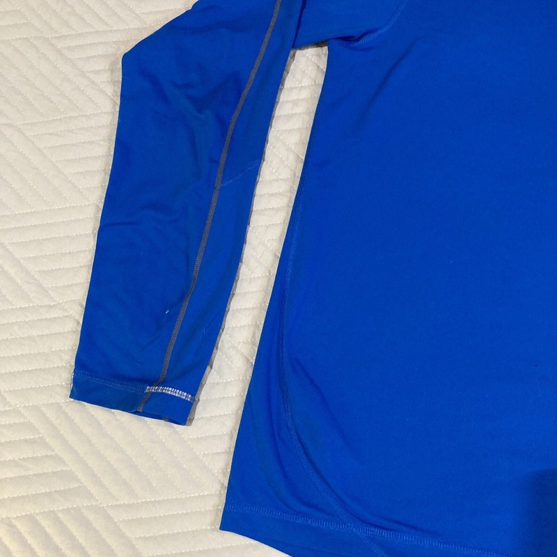 Columbia Golf Omni Wick Quarter Zip Pullover Large Blue Sun Upf Base Layer gallery
