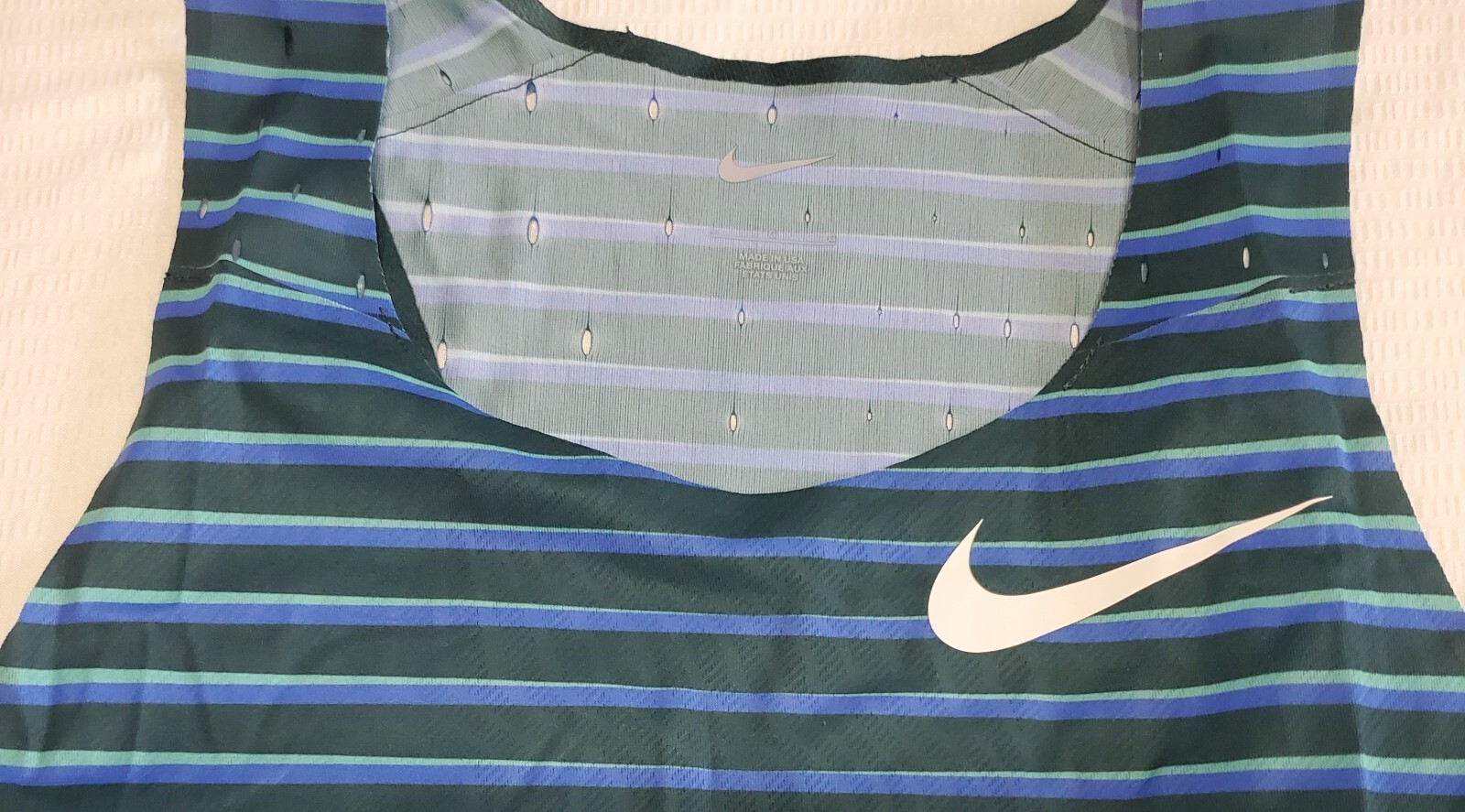 Nike 2022 Pro Elite Team Distance Singlet Made In USA sz L DJ1189 317 gallery