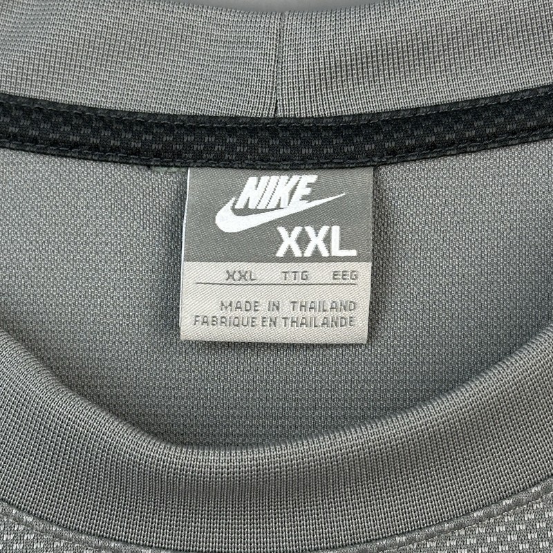 Vintage Nike Sportswear Shirt Mens 2XL Gray Active Embroidered Swoosh Y2K gallery