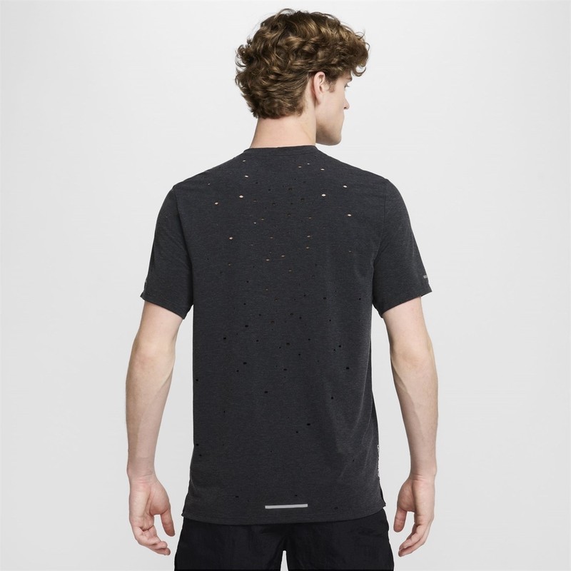 Nike Running Division Dri-FIT ADV Shirt Mens Size S Anthracite Holes HJ3516-010 gallery