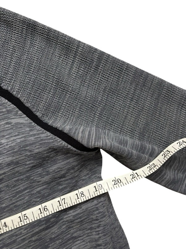 Nike Sweater Mens Size Small Gray Tech Knit Crew Kangaroo Pocket Training Gym gallery