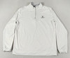 Levelwear Pullover Mens Large White 1/4 Zip River Crest Golf Stretch Performance gallery