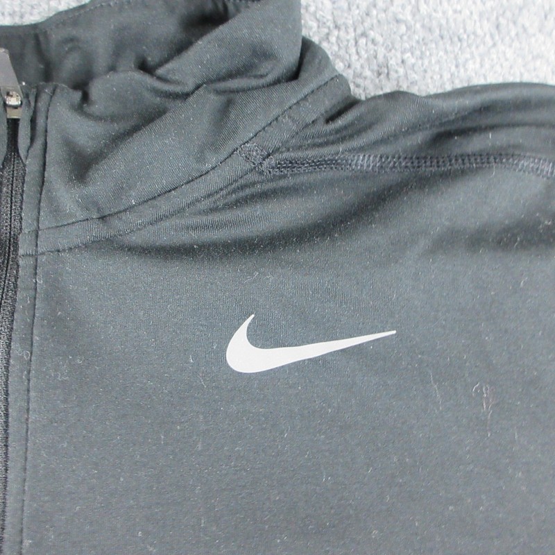 Nike Dri-FIT Pullover Mens L Black 1/4 Zip Long Sleeve Running Training gallery