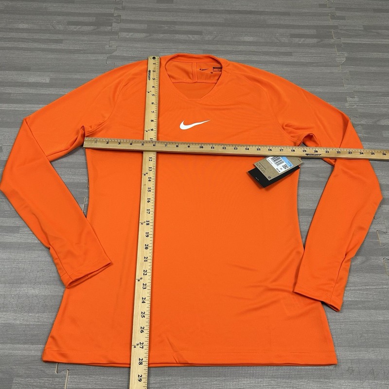 Nike Dri-FIT Park First Layer Soccer Football LS Shirt Mens M AV2609 Orange $35 gallery
