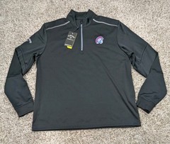 Callaway Weather Series Golf 1/4 Zip Pullover Men’s Medium Black UPF50 NEW