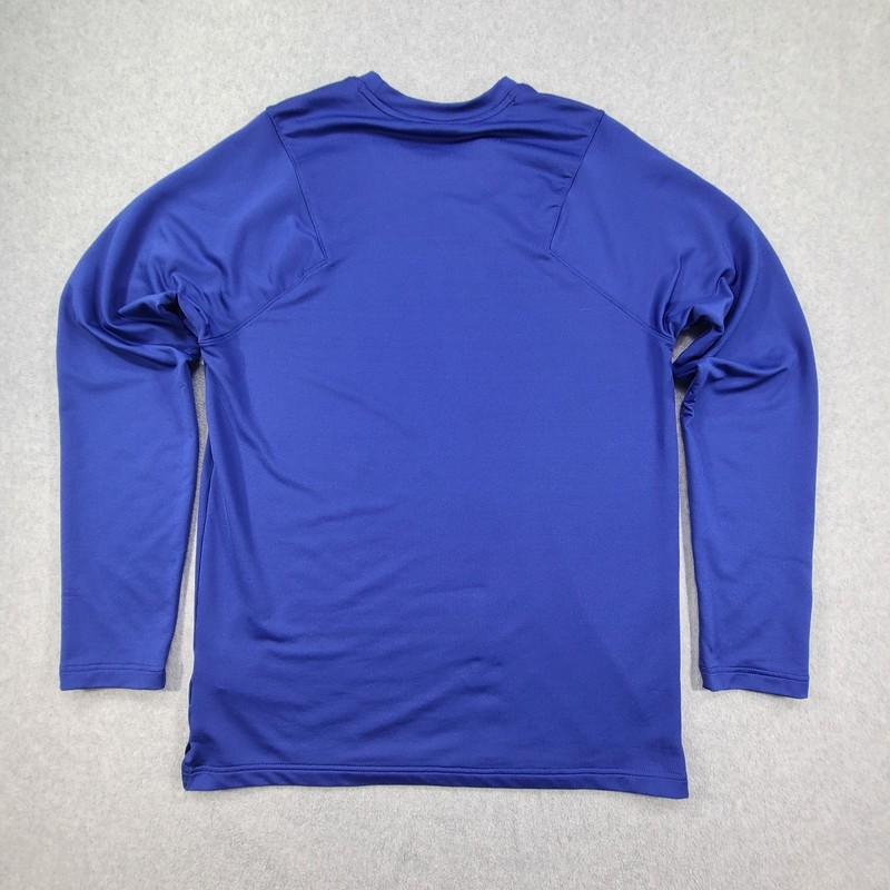 Nike Jordan Jumpman Flight Performance Basketball Shirt Men Large LS Royal Blue gallery