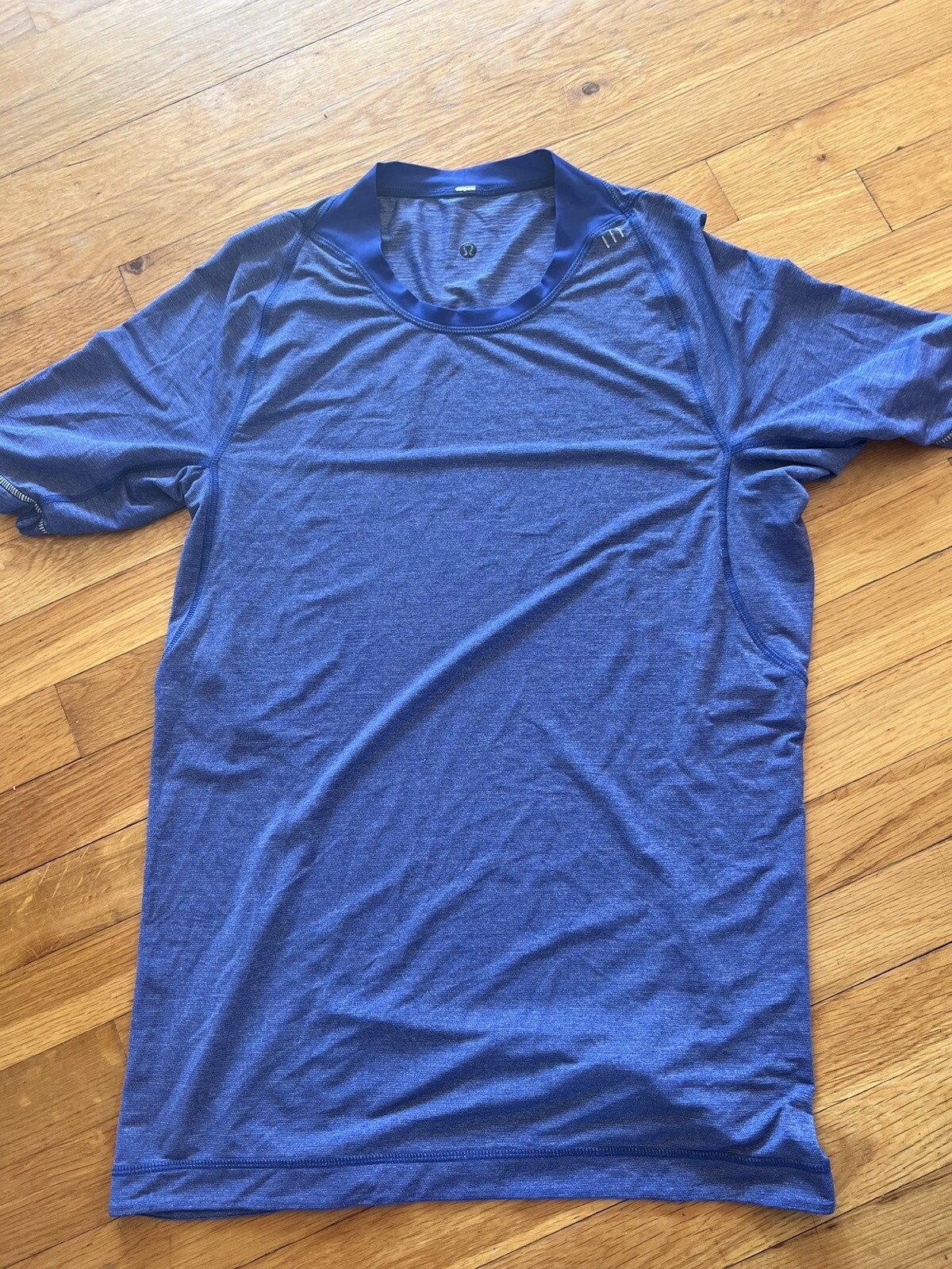 Lululemon T Shirt (Stretchy) Men's Medium Blue See Measurements gallery