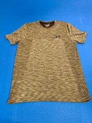 Under Armour Vanish Performance Tee Men’s Large Tall Gray HeatGear Athletic