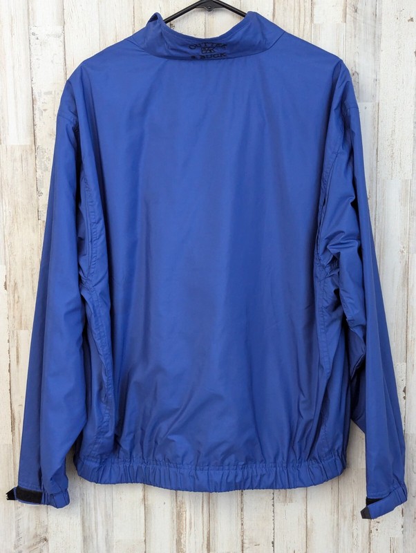 Cutter & Buck Windtec Golf Windbreaker Mens Large Blue Half Zip Pullover Jacket gallery