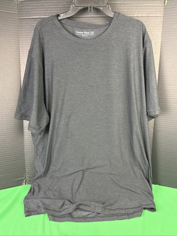 Outdoor Voices Men's CloudKnit T-Shirt Size XL Black gallery