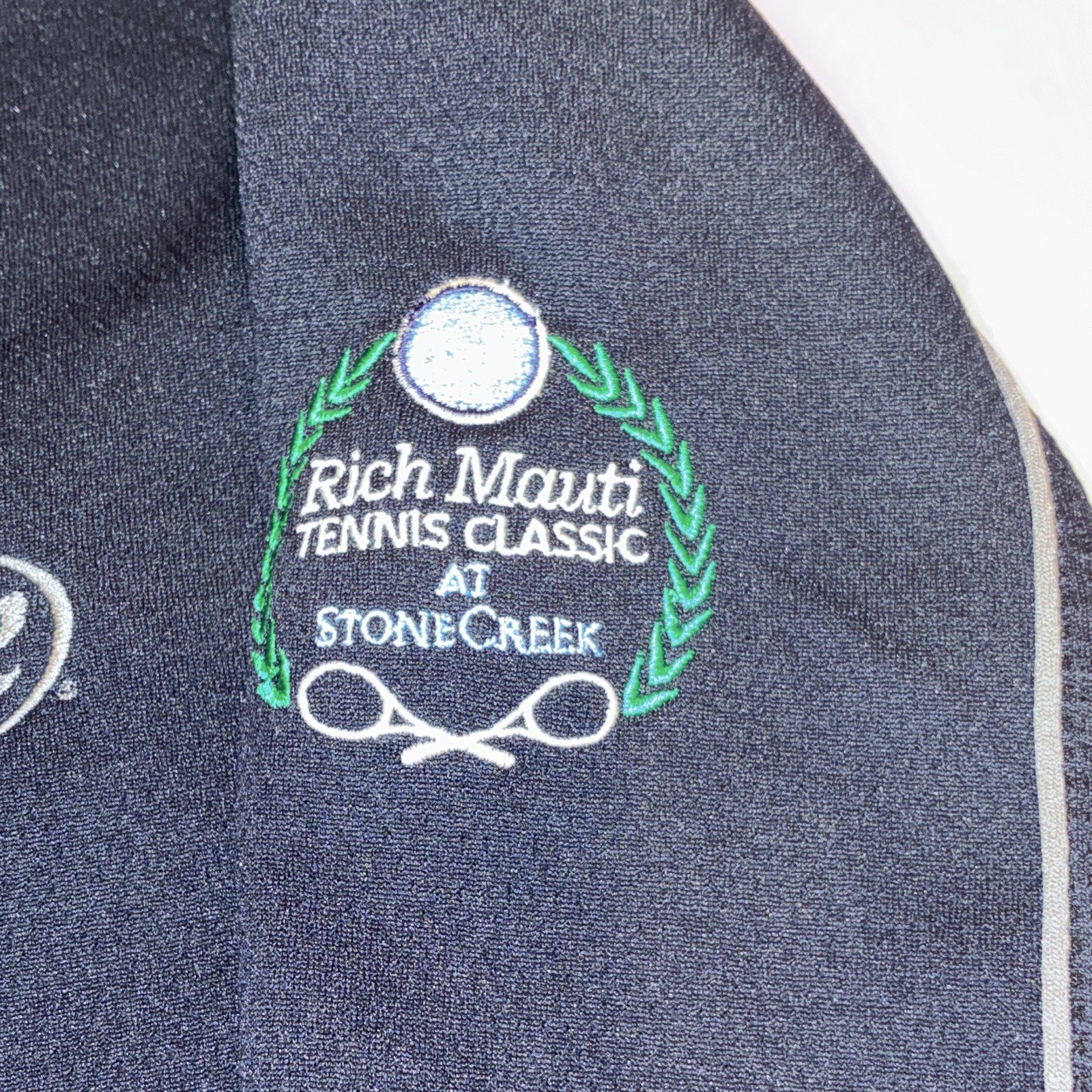 Cutter & Buck X Miller Lite DryTec Men's L Navy 1/4 Zip Mock Neck Pullover gallery