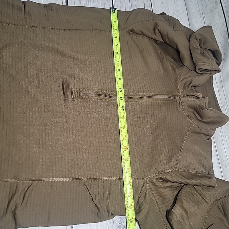 Beyond Clothing 1/4 Zip Pullover Men's XL Polartec Fleece Midlayer Military gallery