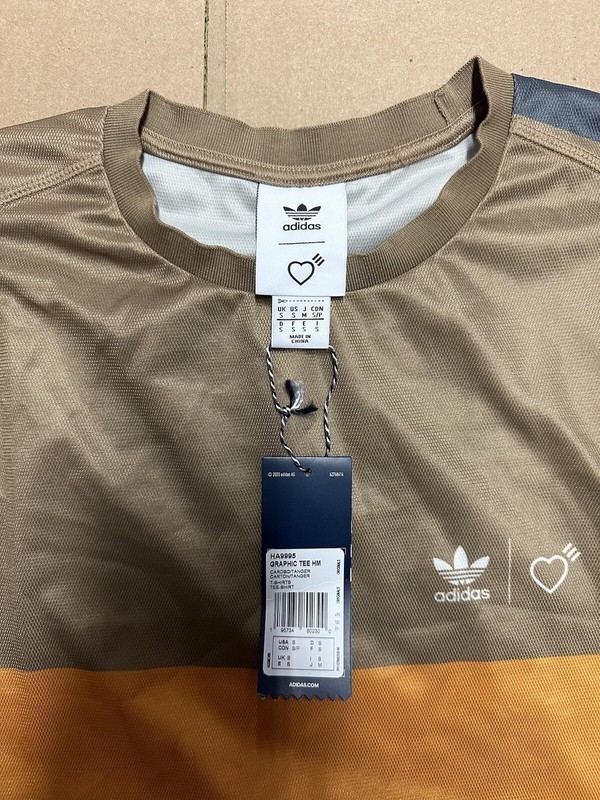 Adidas Human Made Graphic Tee ‘Brown’ HA9995 Size S gallery