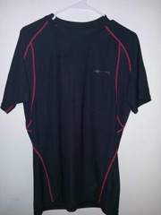 Devops Base Layer Shirt Mens XL Black Short Sleeve Fitted Athletic Tactical