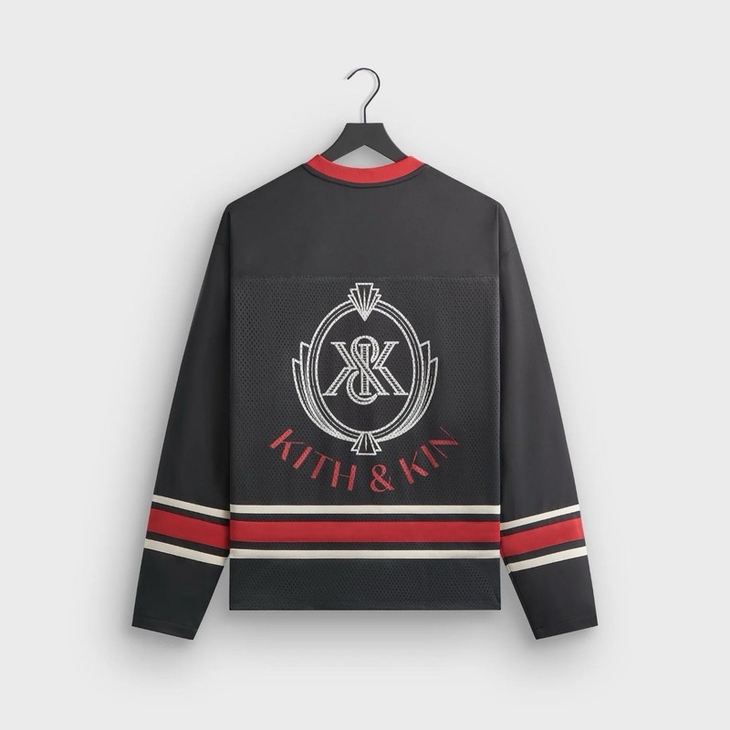 Kith Chicago Long Sleeve Malik Jersey Black Mens Size Medium BRAND NEW TAGS gallery