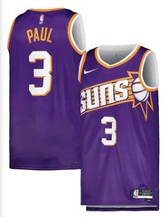 Nike Dri-ft NBA Men Jersey Medium Phoenix Suns Paul #3 BasketBall DV4855-567 NEW