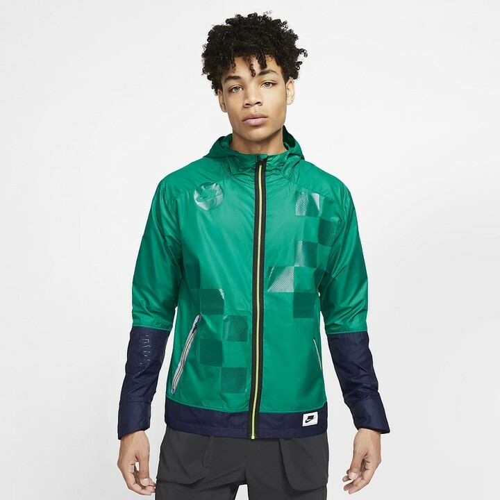 Nike Shield Flash Reflective Windbreaker Running Jacket Sz XXL NEW BV5615 340