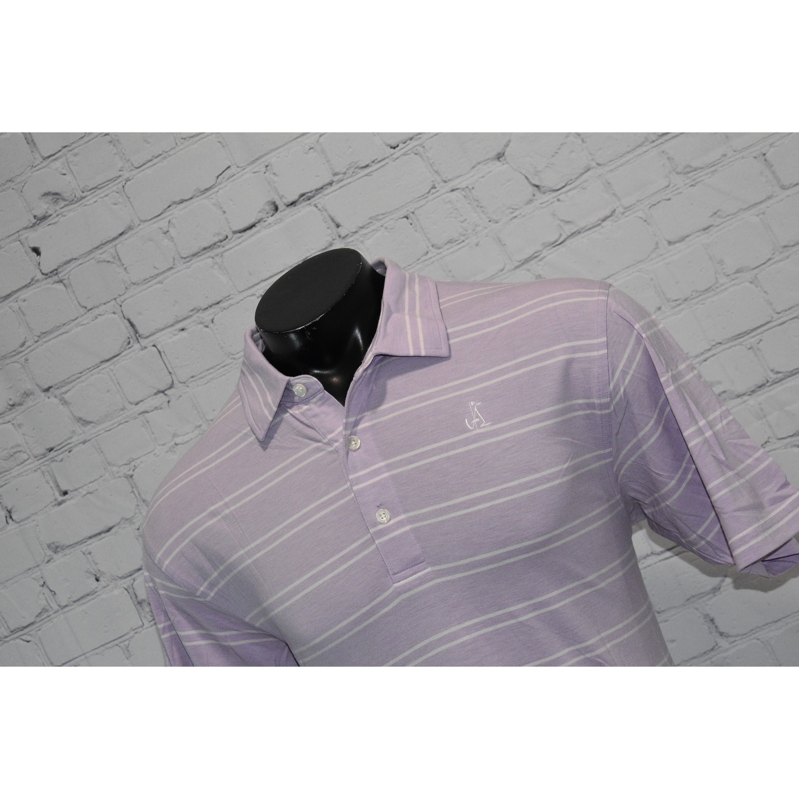 Dunning Golf Polo Shirt Mens Size Large Ansley Club Performance Polyester Blend gallery