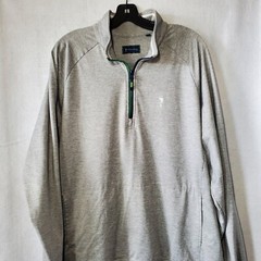 William Murray Sweatshirt Golf Long Sleeve 1/4 Zip Pullover Gray Men’s XL