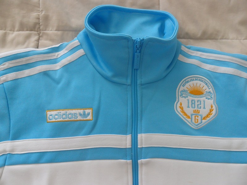 Adidas Originals GUATEMALA firebird Track Top sweat shirt Jacket superstar Sz M gallery