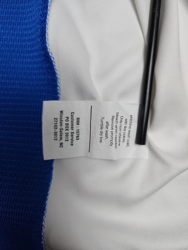 Authentic Athletic Apparel Short Sleeve Jersey Medium Blue/White Champion gallery