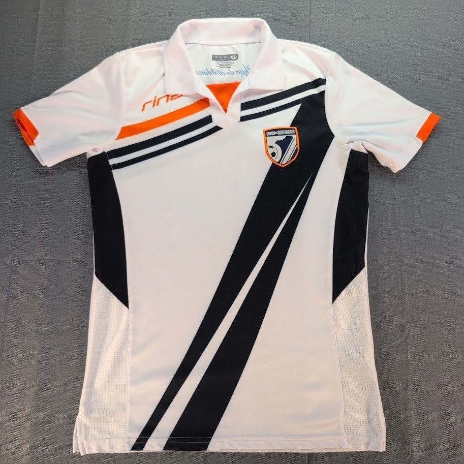 Rinat Union de Curtidores Soccer Jersey Mens Medium White Orange Black Athletic